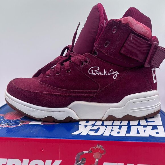 Ewing 33 Hi Red/Black RN 91175 Basketball Sneaker‎ MEN SIZE 10.5 (NO INSOLES)